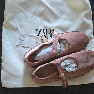 Zara Kids Blush Pink Dress Shoes